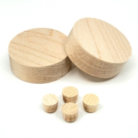 Maple 35mm Hinge Hole Repair Kit | Midwest Dowel