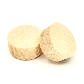 100pcs Maple Side Grain Plugs - 1/2