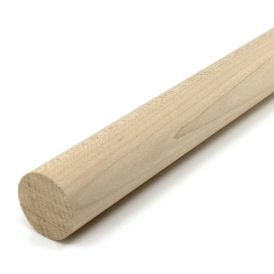 Madison Mill 1-in dia x 48-in L Round Poplar Dowel in the Dowels department  at